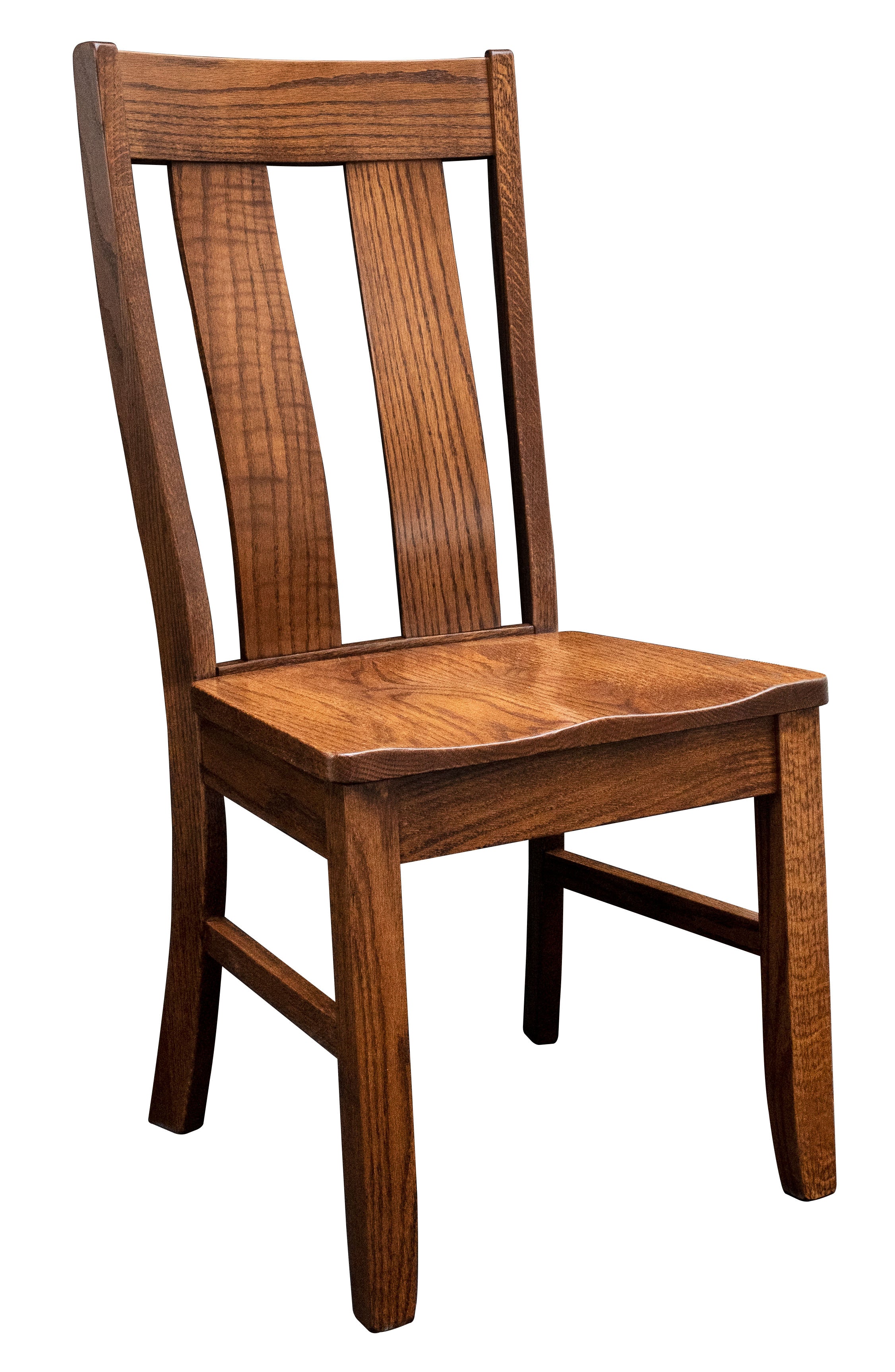 Amish wood dining chairs sale