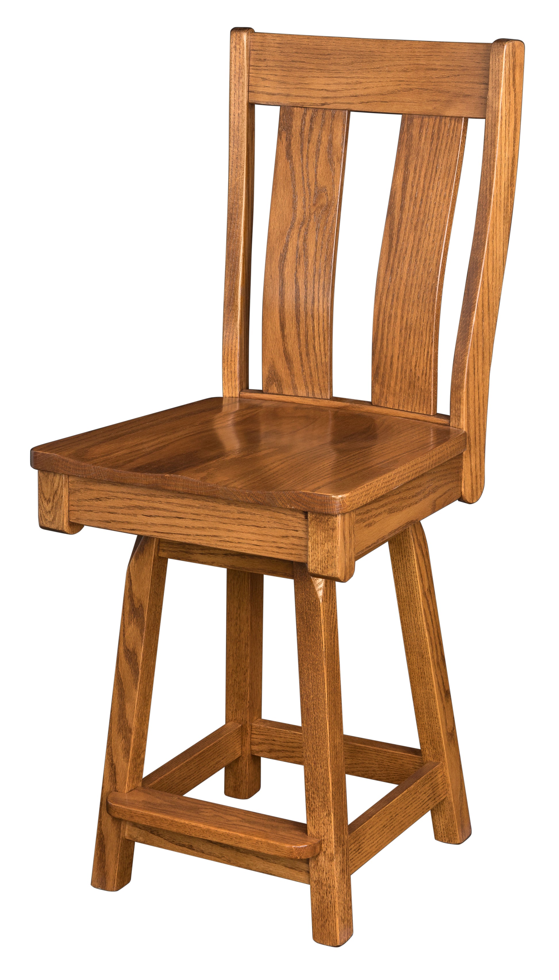 Amish Garrison Swivel Bar Stool