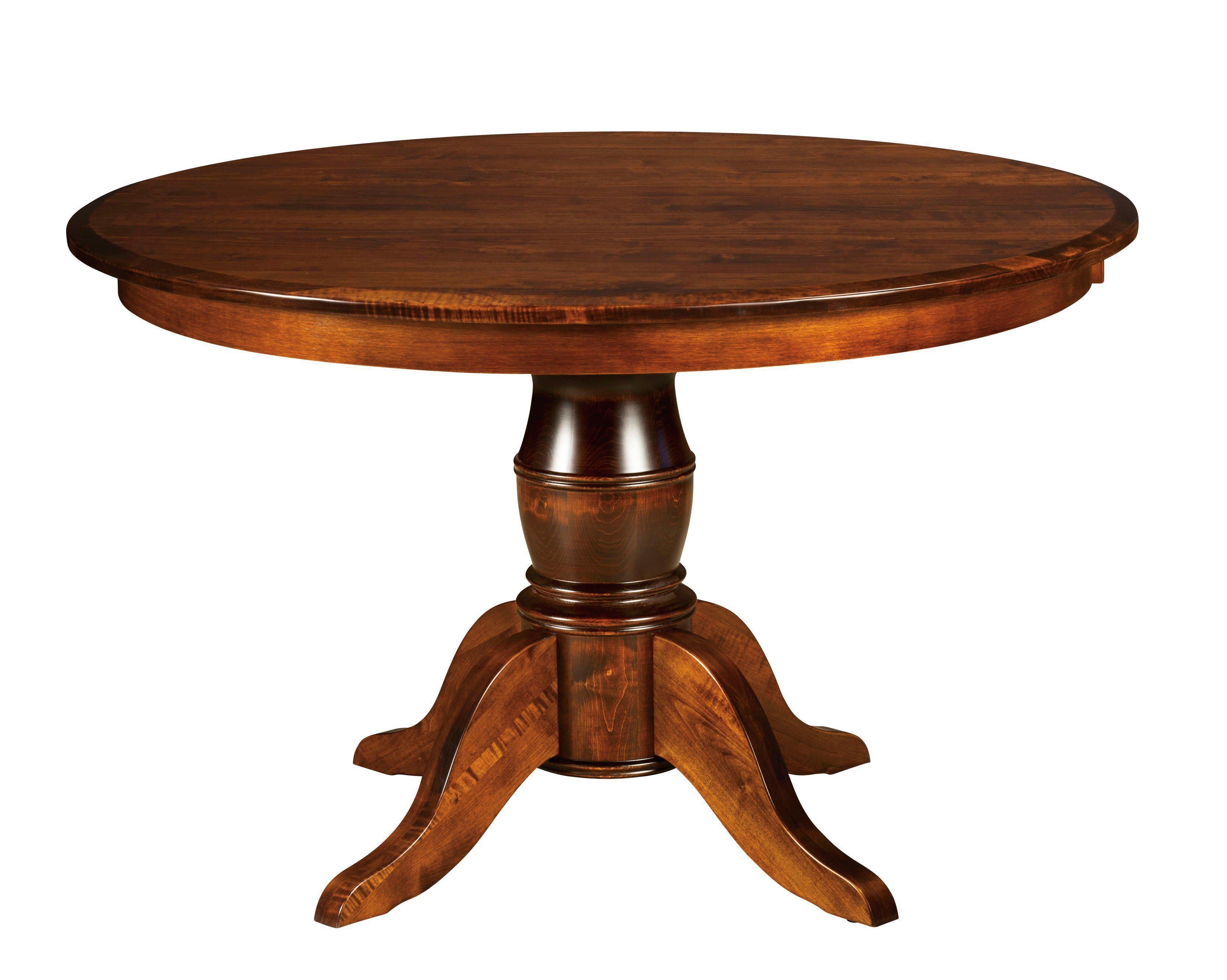 Harrison Single Pedestal Table-The Amish House