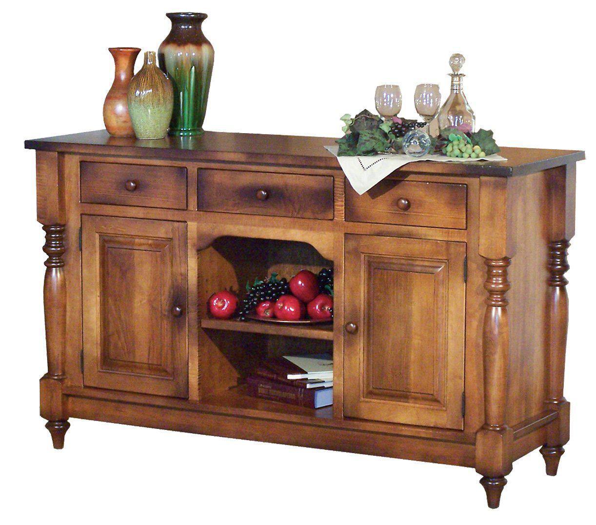 Harvest Three Drawer Buffet-The Amish House