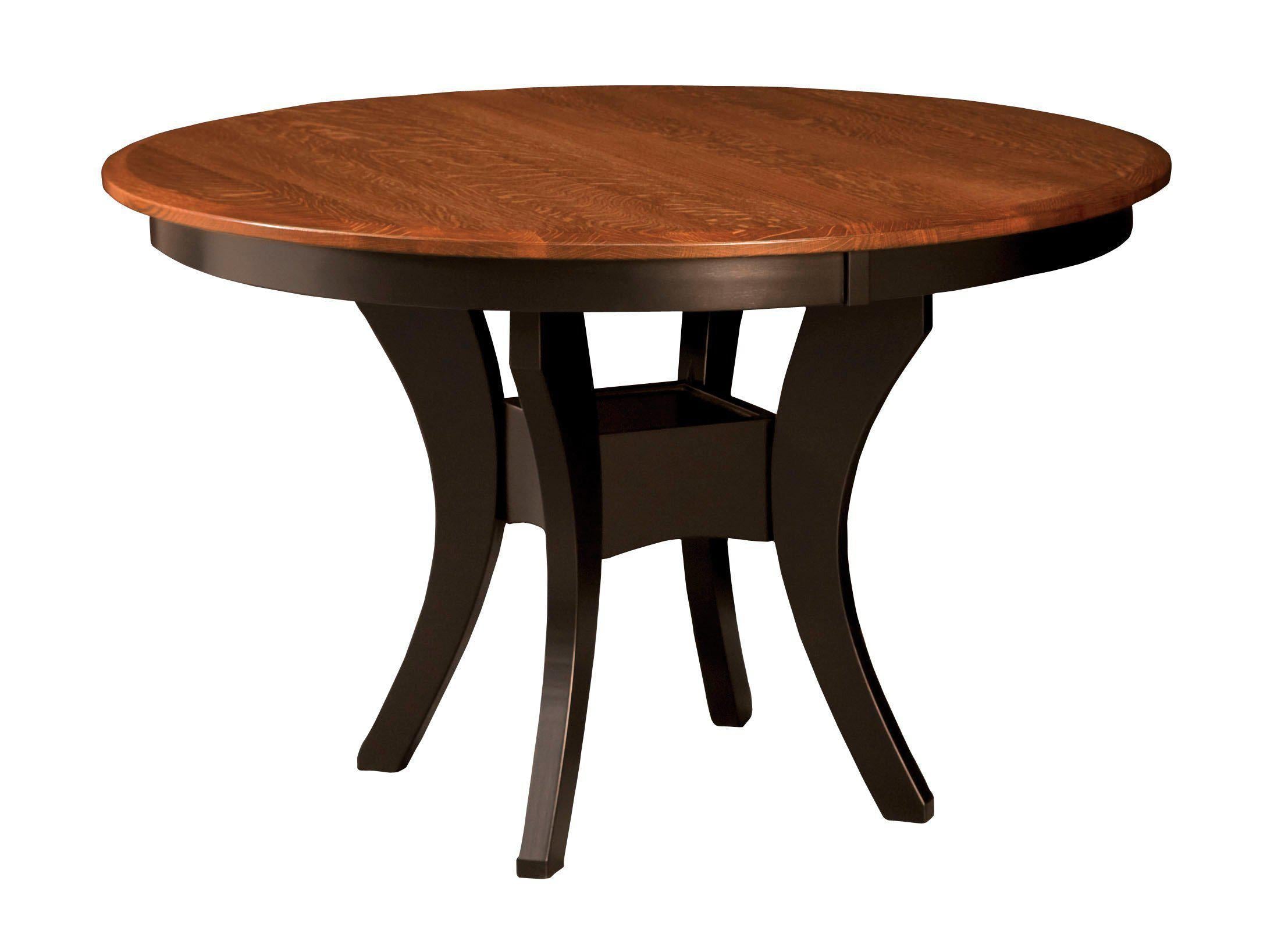 Imperial Single Pedestal Table-The Amish House