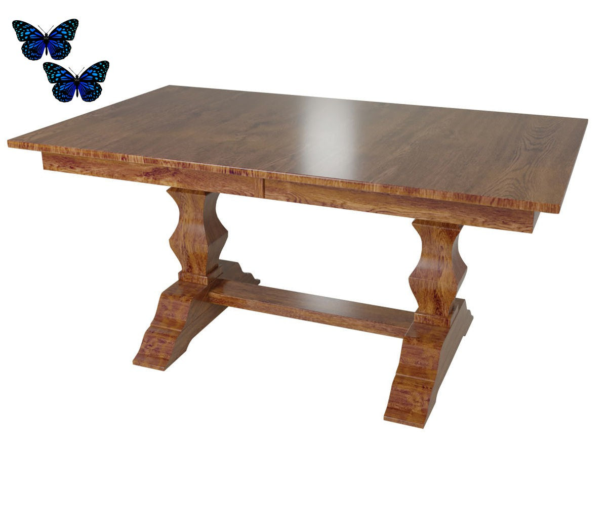 jessica double pedestal table