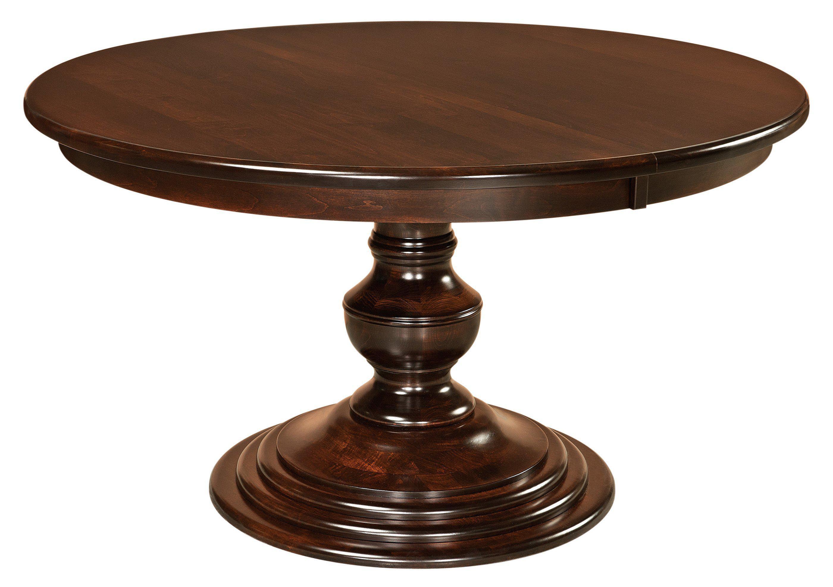 Kingsley Single Pedestal Table-The Amish House