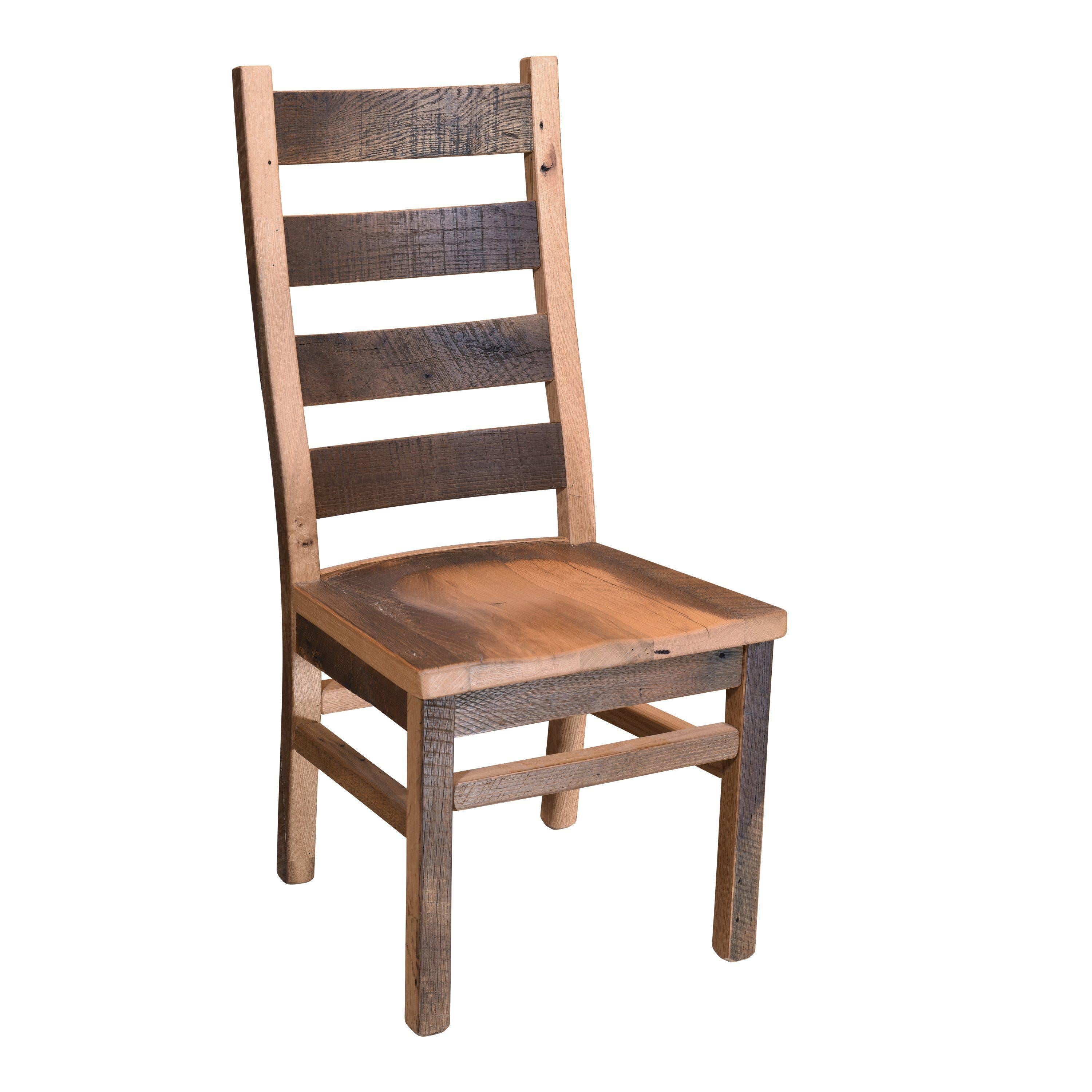 Ladderback Side Chair-The Amish House