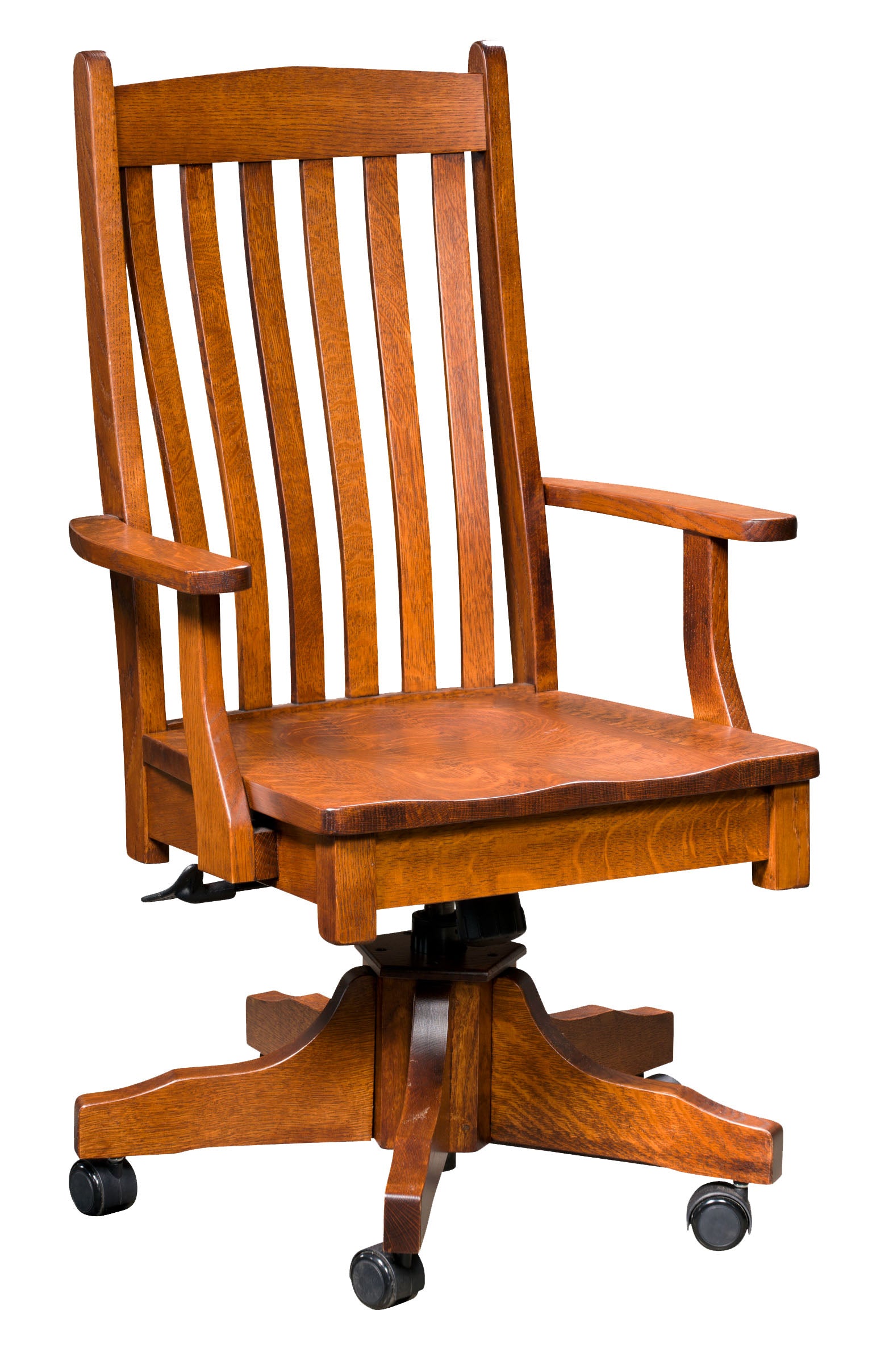 Amish Liberty Desk Arm Chair with Gas Lift