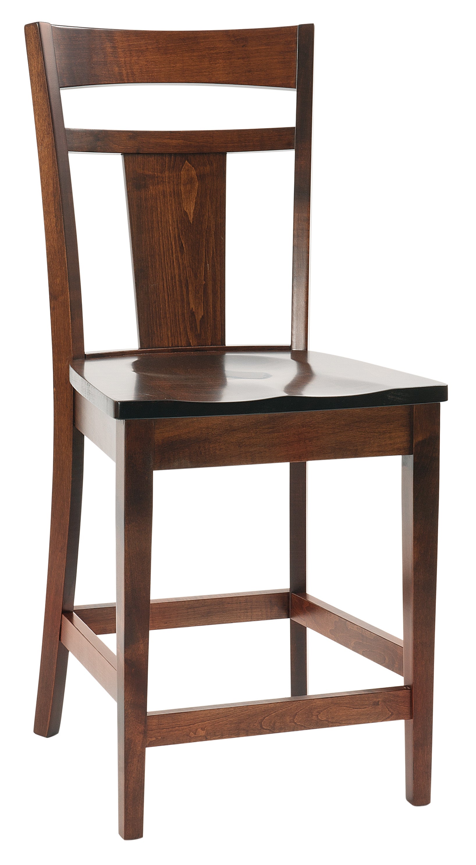 Amish Livingston Stationary Bar Chair