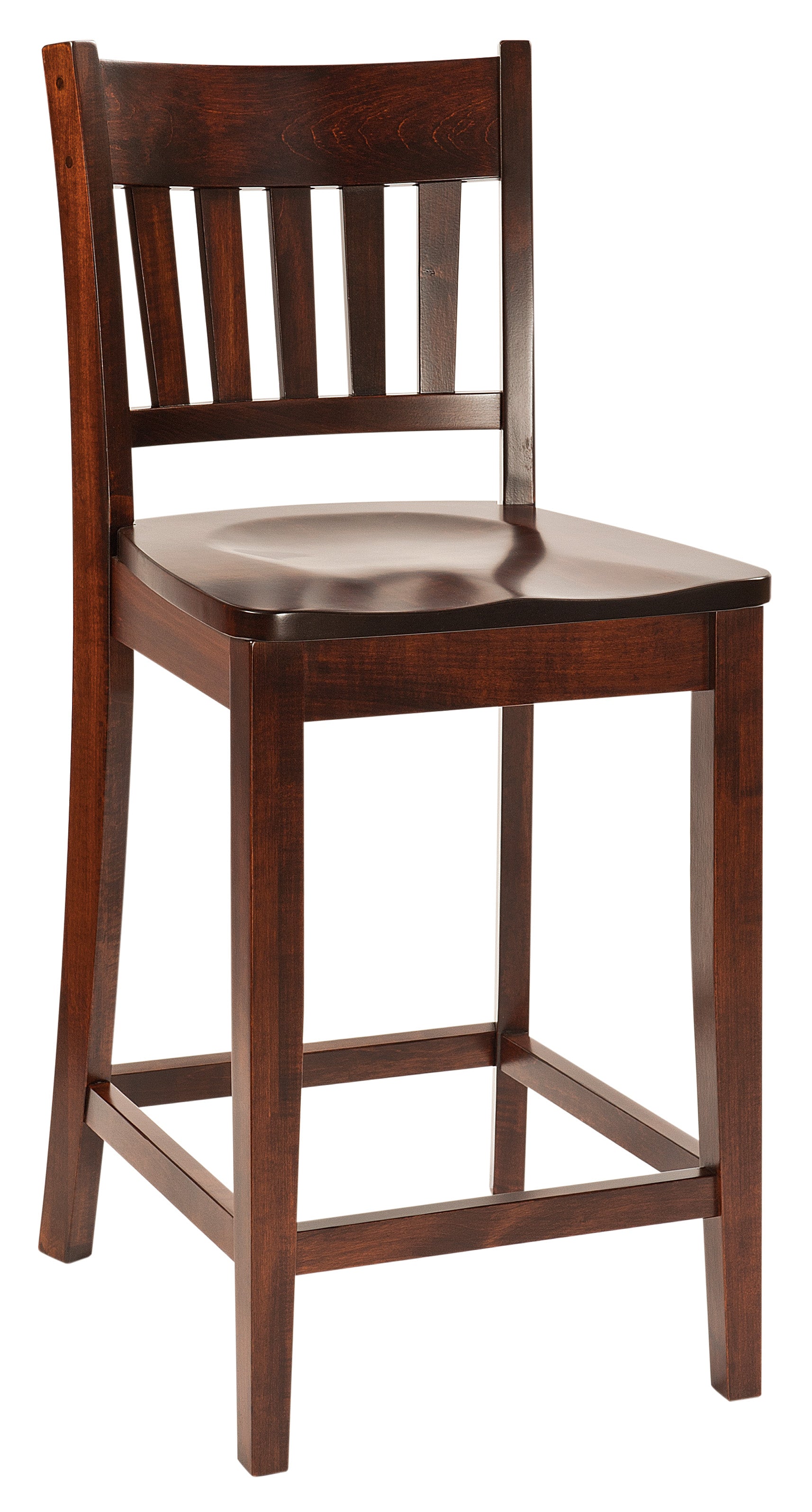 Amish Marbury Stationary Bar Chair