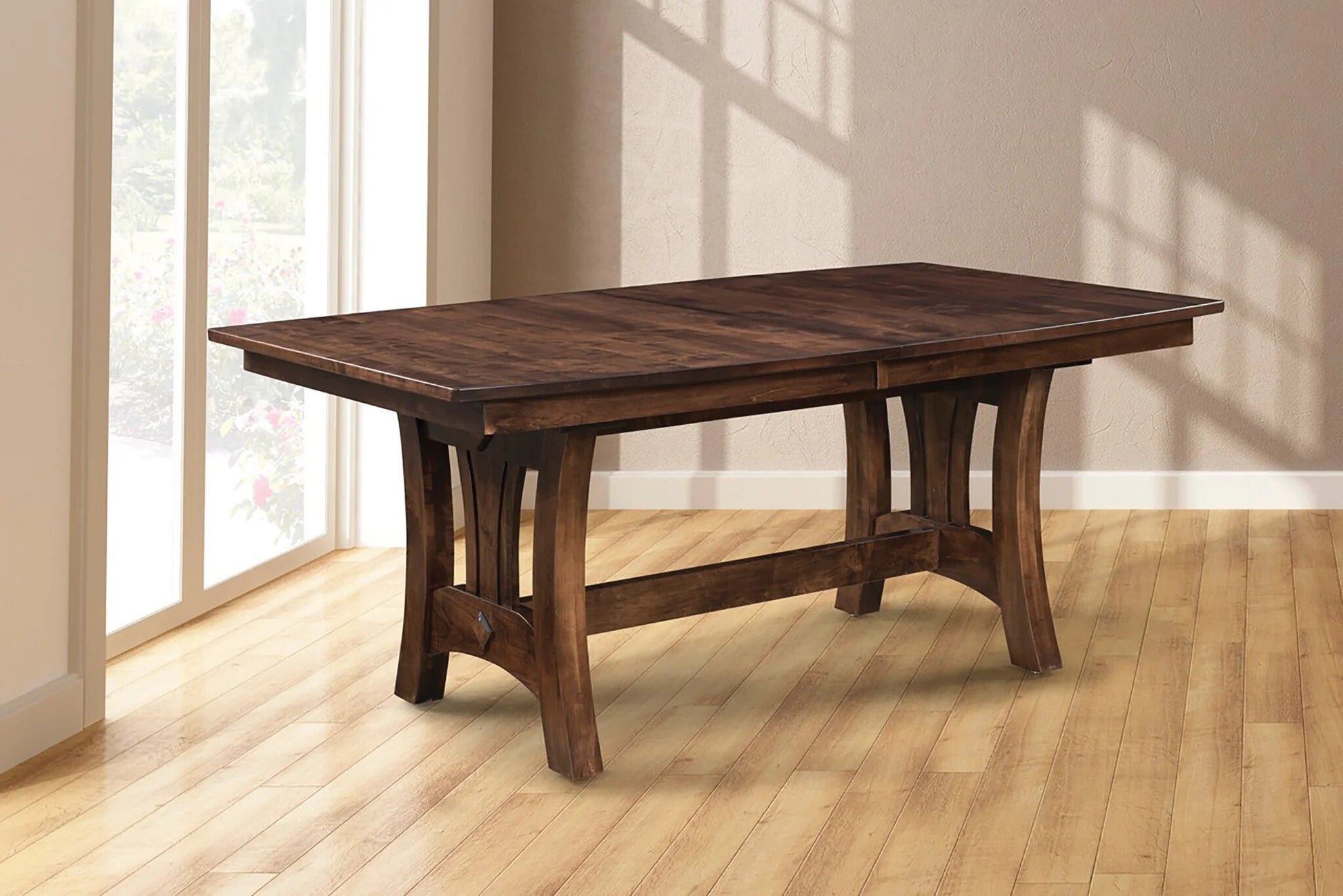 mason double pedestal in room setting