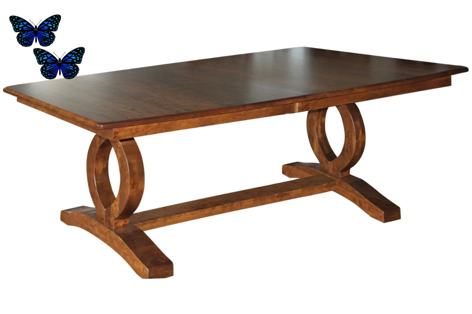 master double pedestal table