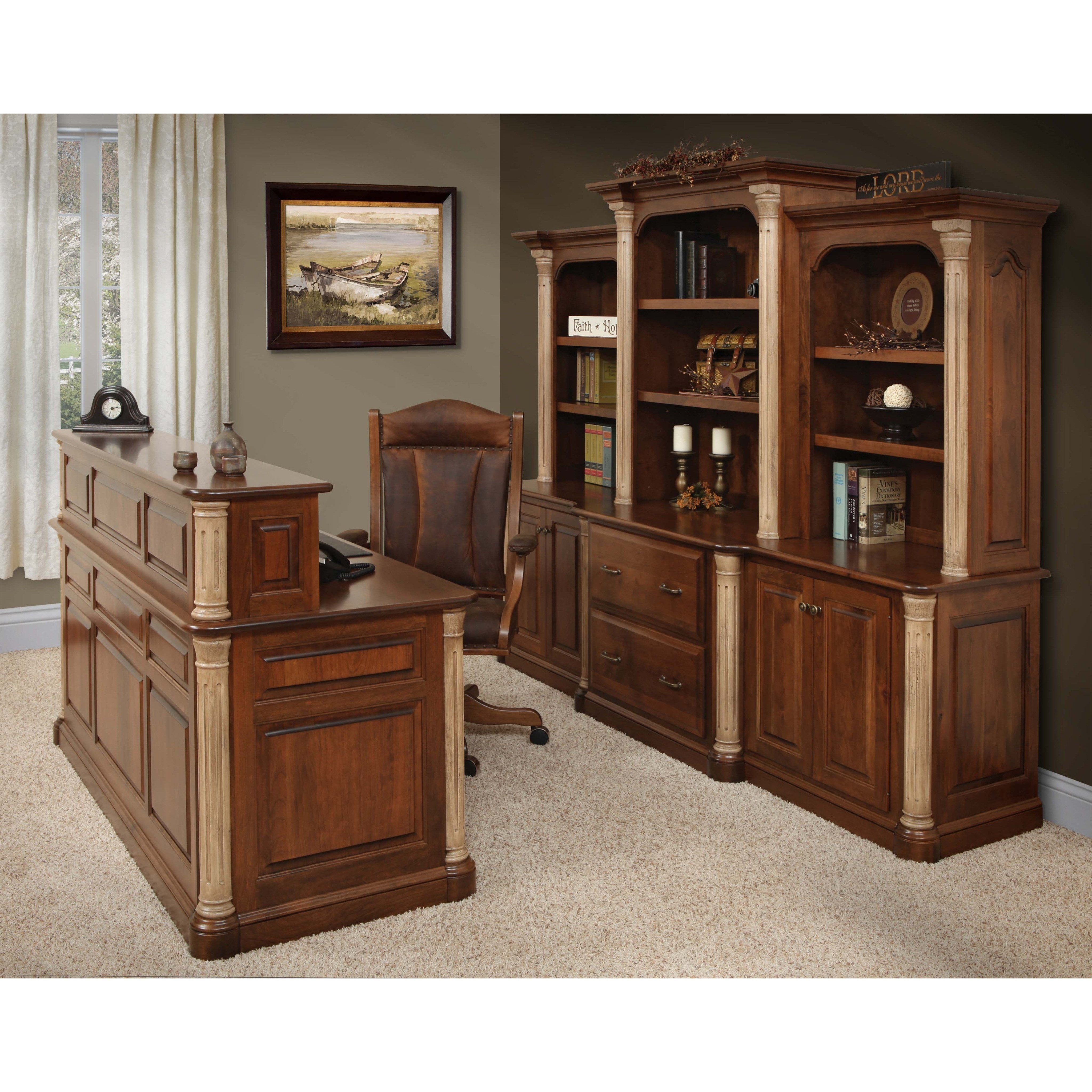 Jefferson 98 Credenza & Hutch-Office-The Amish House