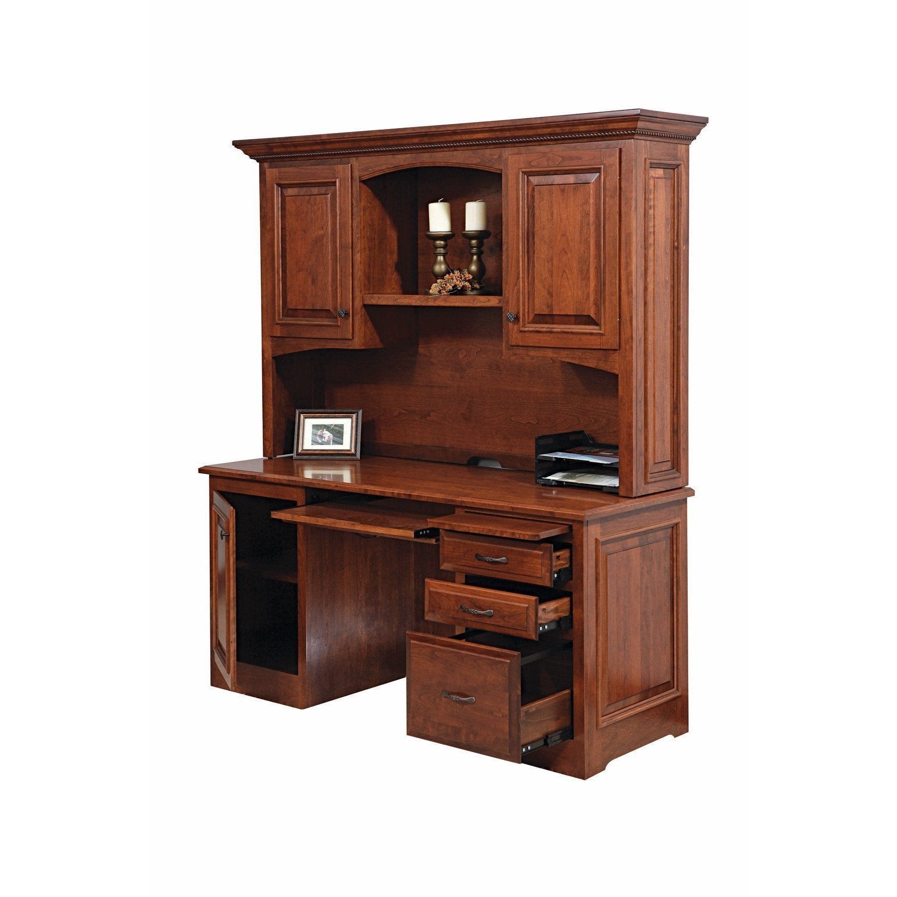 Liberty Credenza & Hutch-Office-The Amish House