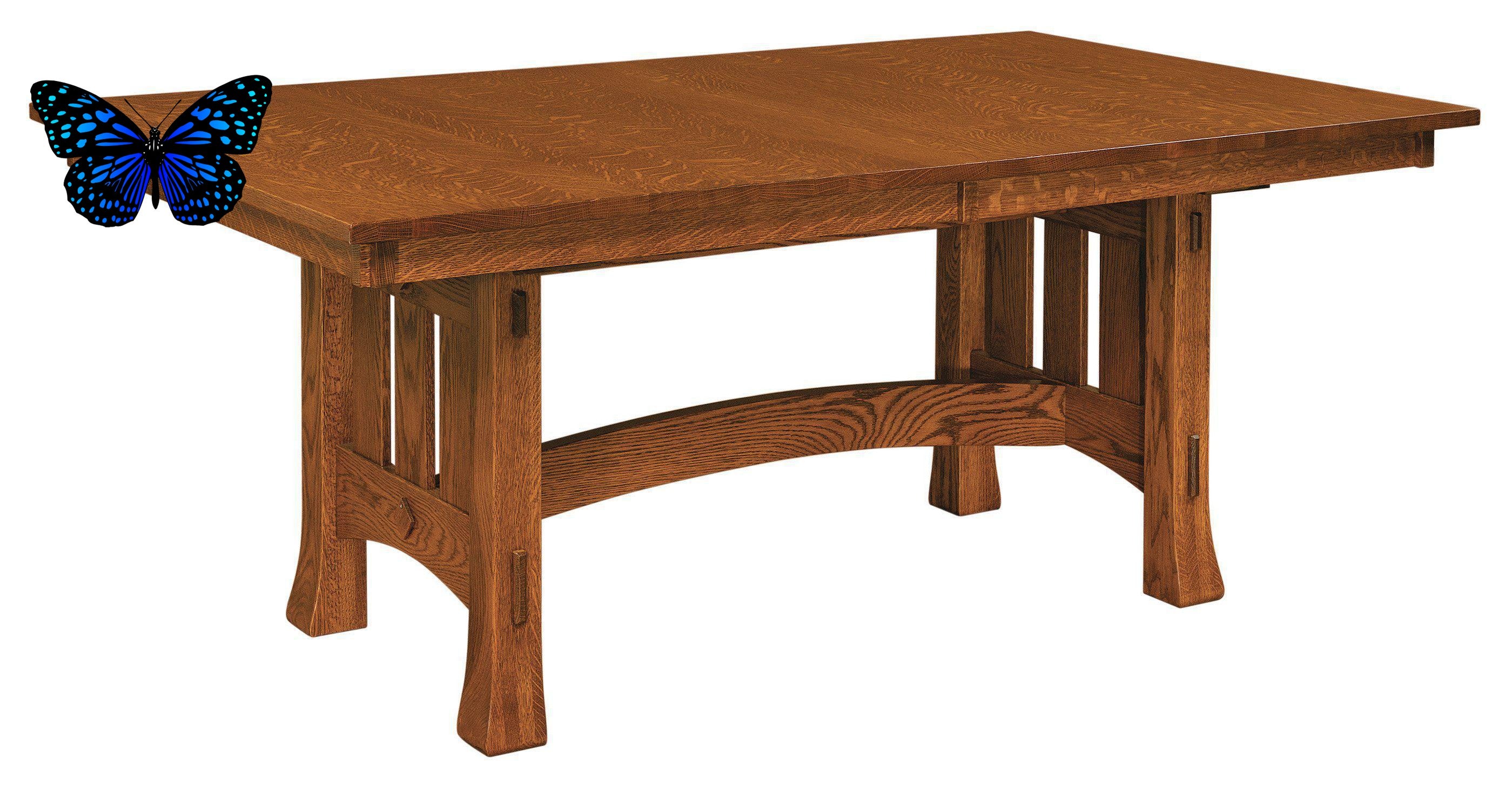 Olde Century Mission Trestle Table-The Amish House