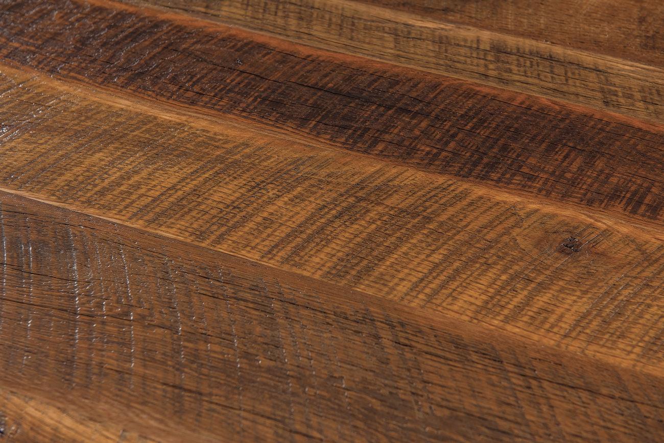 Amish Old Traditions Barnwood Leg Table