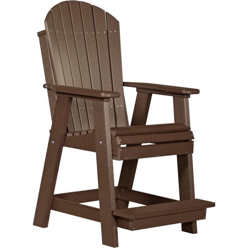 Adirondack Balcony Chair Chestnut Brown