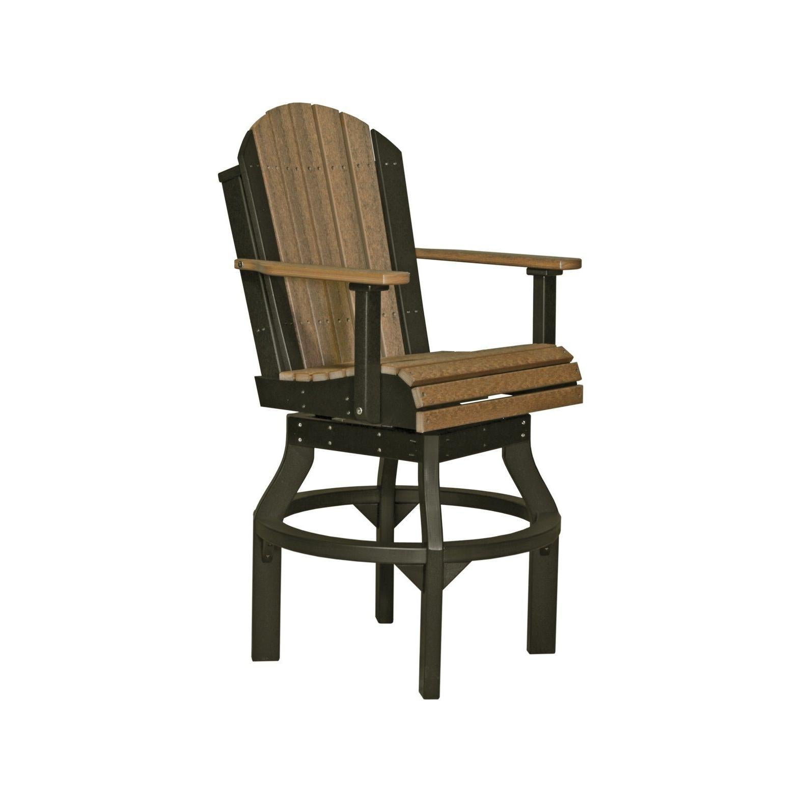 Luxcraft PolyTuf Adirondack Swivel Chair