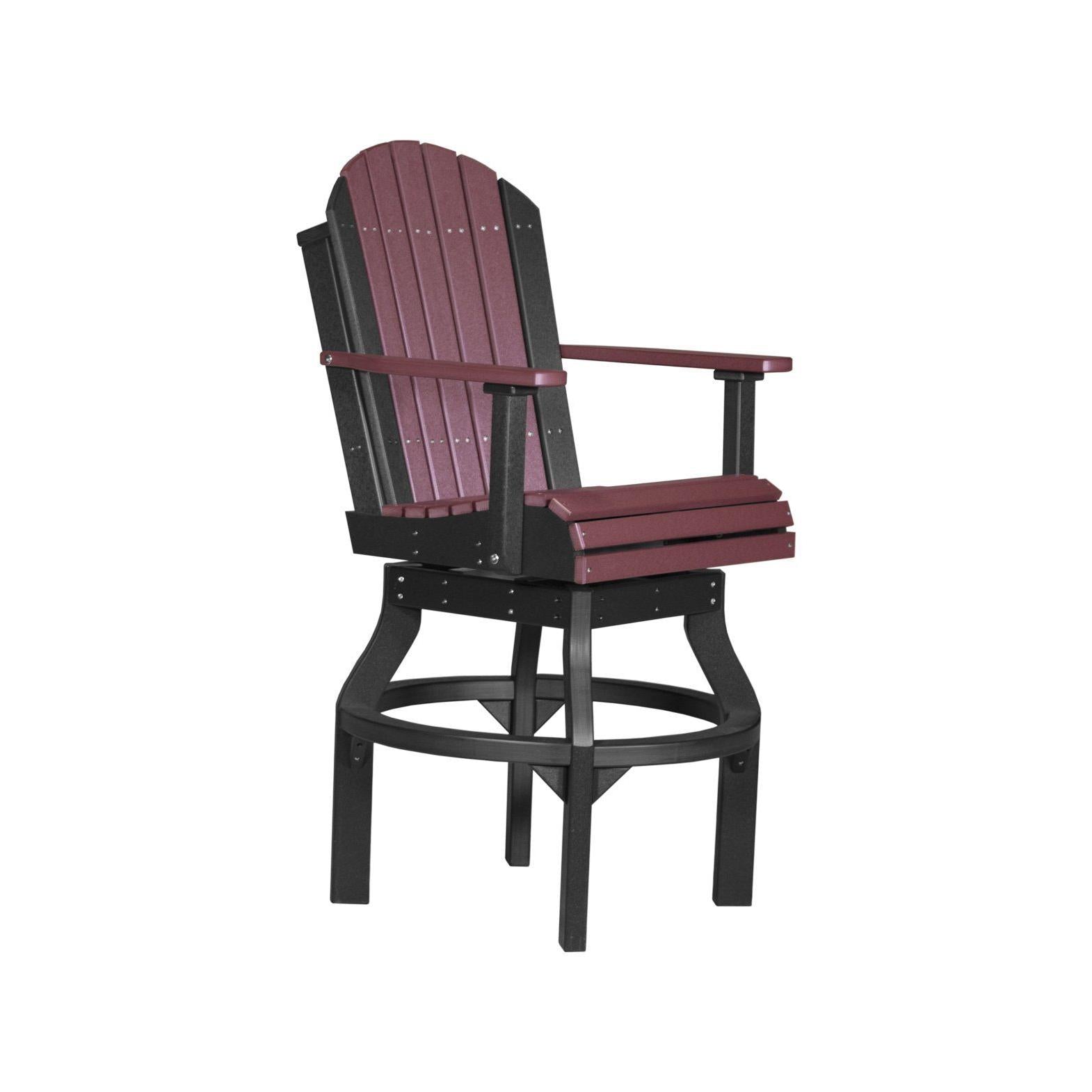 Luxcraft PolyTuf Adirondack Swivel Chair