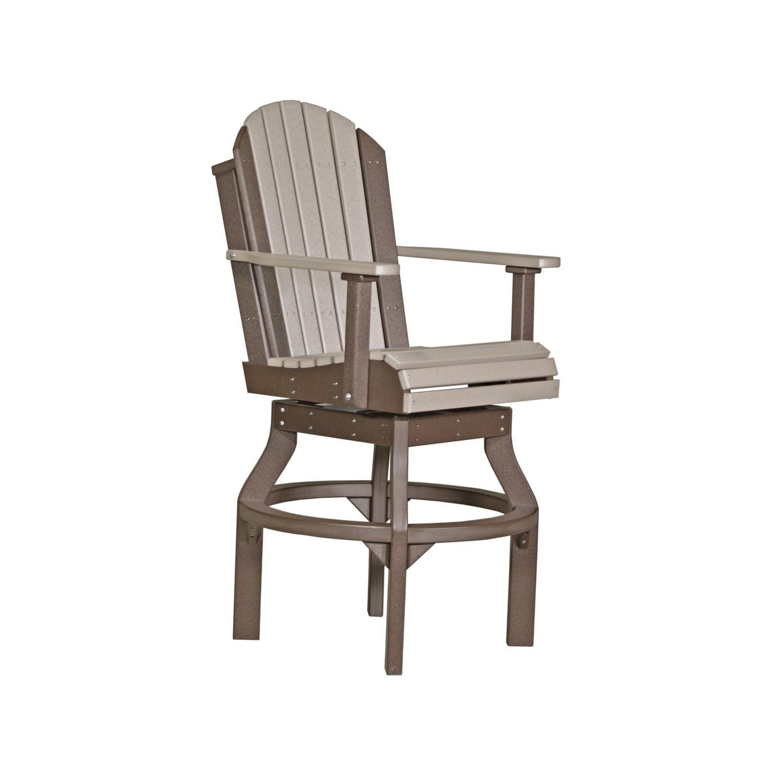 Luxcraft PolyTuf Adirondack Swivel Chair