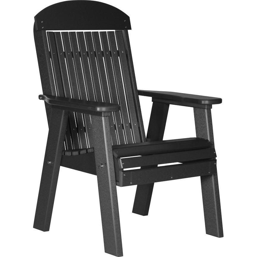 Classic Outdoor Bench Chair Black
