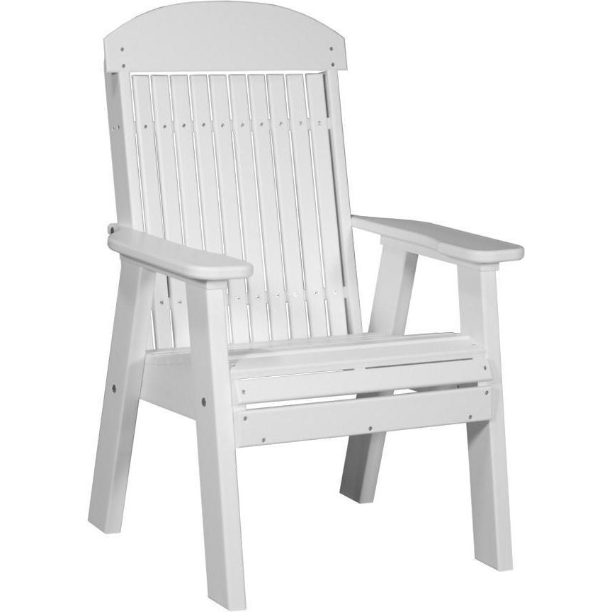 Classic Outdoor Bench Chair White