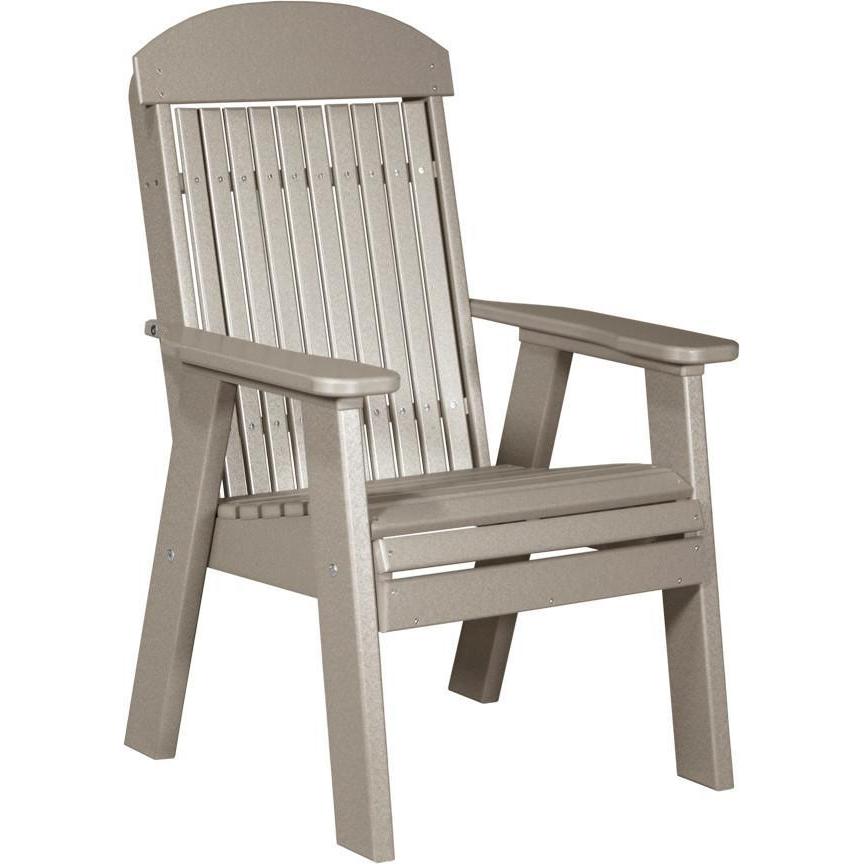Classic Outdoor Bench Chair Weatherwood