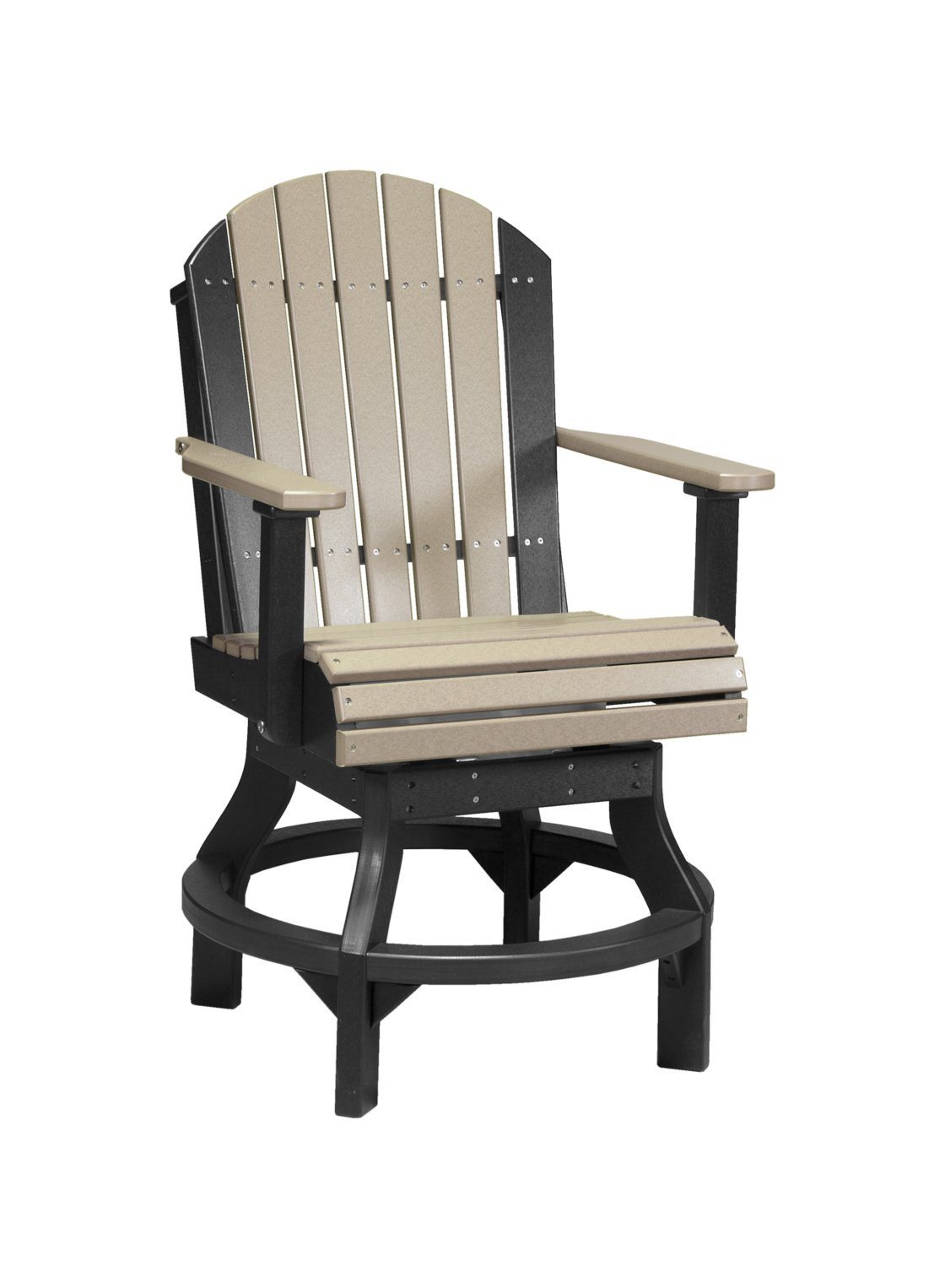 Luxcraft PolyTuf Adirondack Swivel Chair