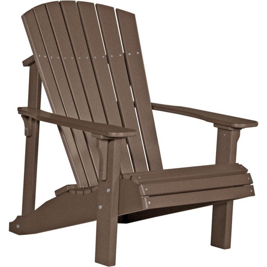 Deluxe Adirondack Chair Chestnut Brown