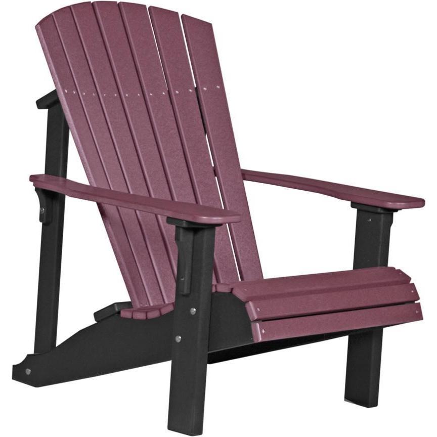 Deluxe Adirondack Chair Cherrywood & Black
