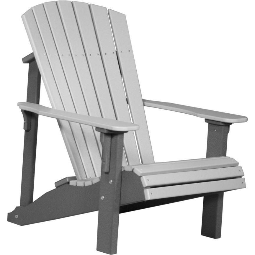 Deluxe Adirondack Chair Dove Grey & Slate
