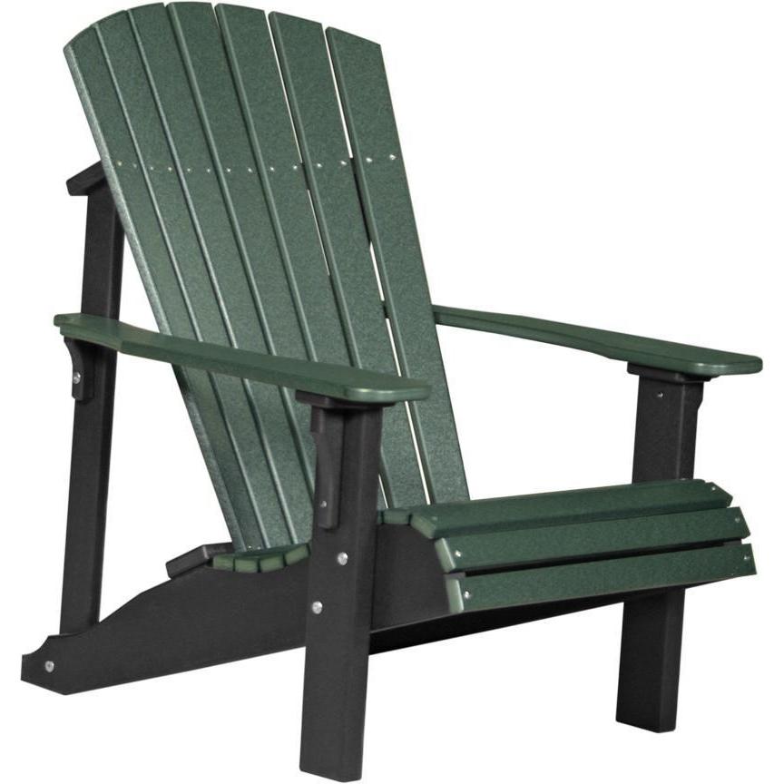 Deluxe Adirondack Chair Green & Black