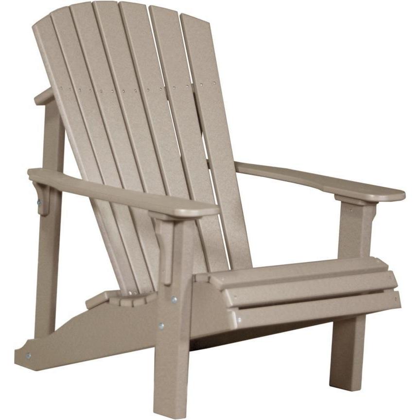 Deluxe Adirondack Chair Weatherwood