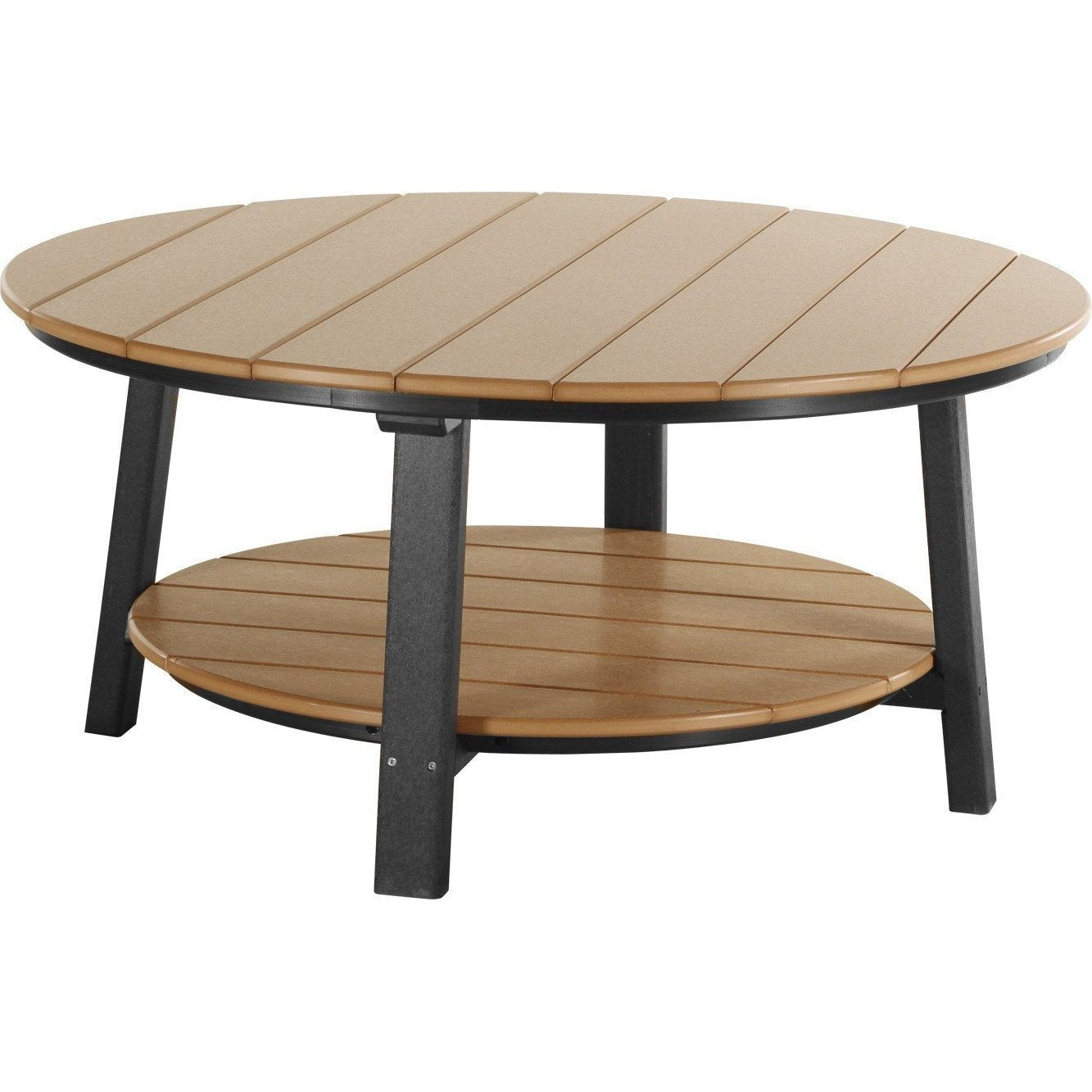 Outdoor Deluxe Conversation Table Cedar & Black