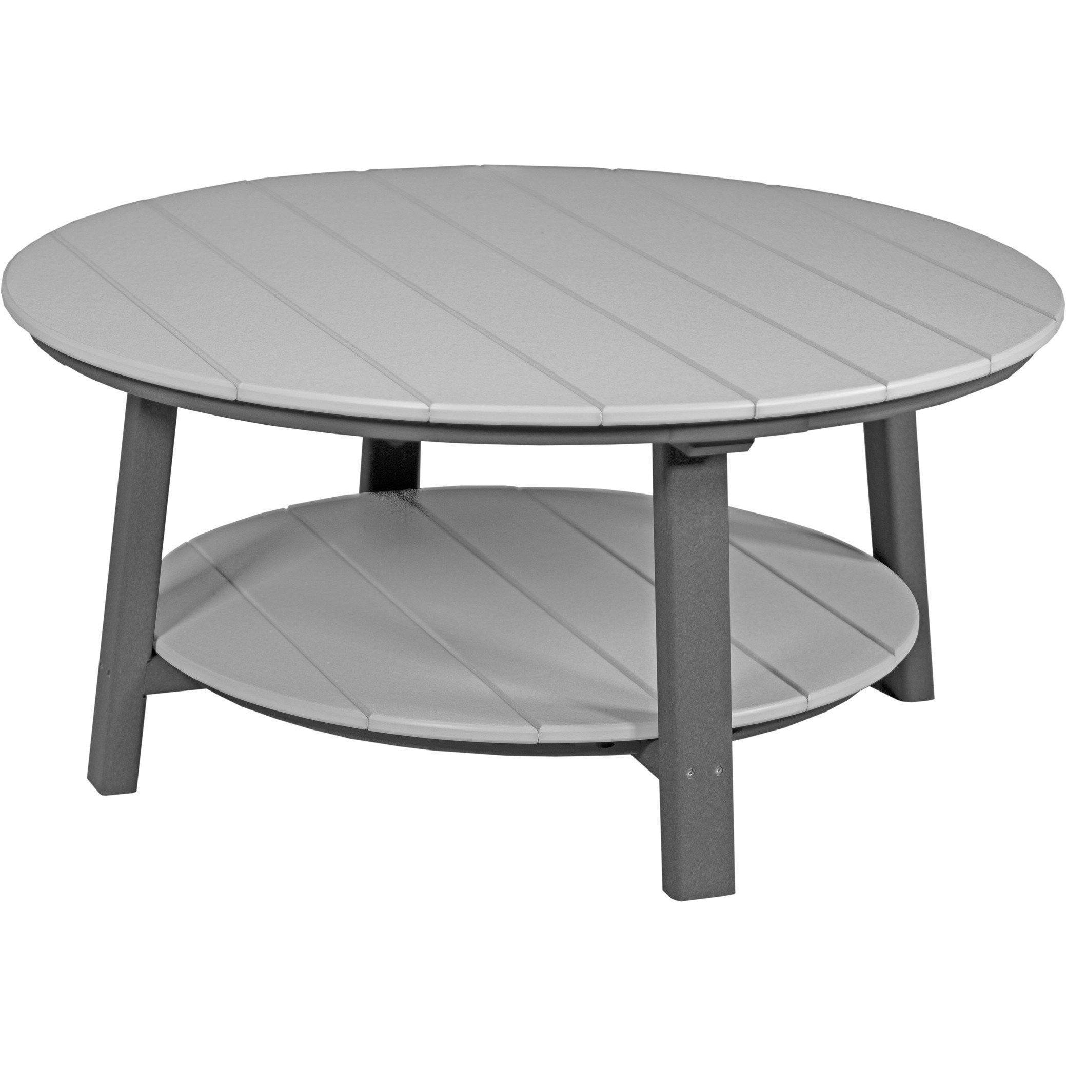Outdoor Deluxe Conversation Table Dove Grey & Slate