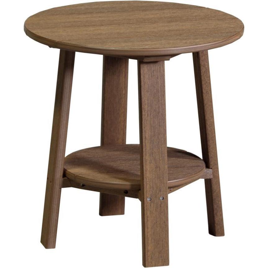 Outdoor Deluxe End Table Antique Mahogany