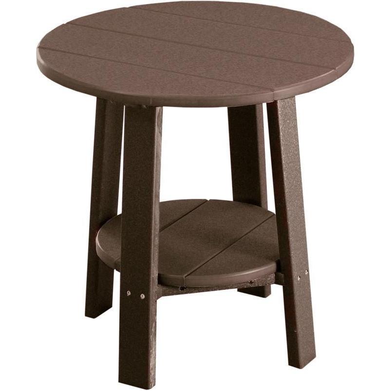 Outdoor Deluxe End Table Chestnut Brown