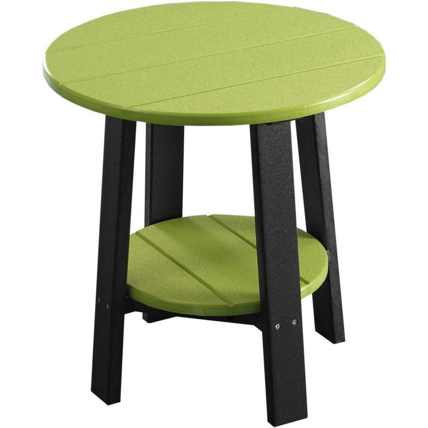 Outdoor Deluxe End Table Lime Green & Black