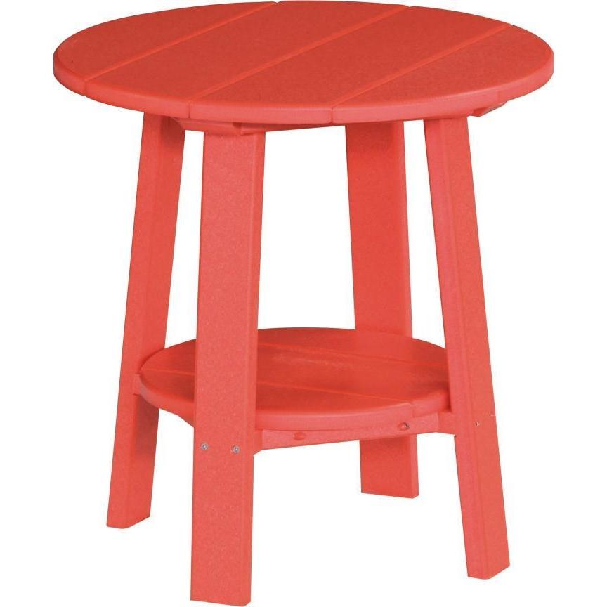 Outdoor Deluxe End Table Red