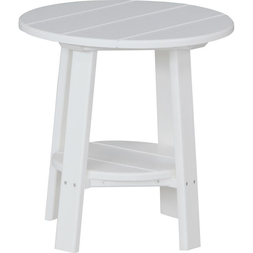 Outdoor Deluxe End Table White