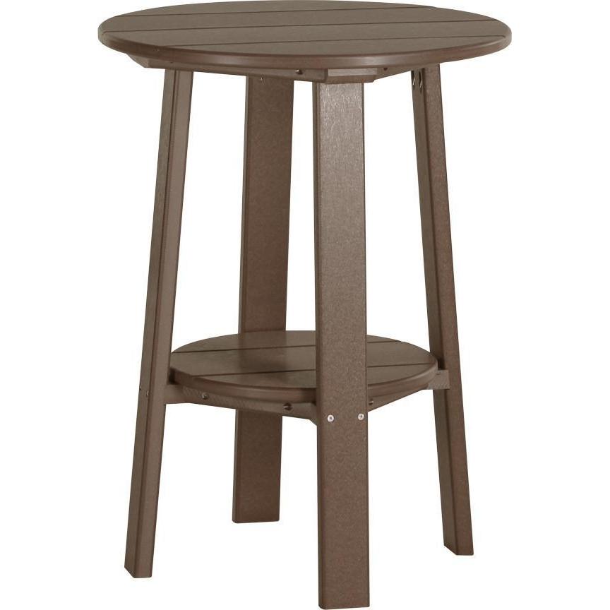 Outdoor 28" Deluxe End Table   Chestnut Brown