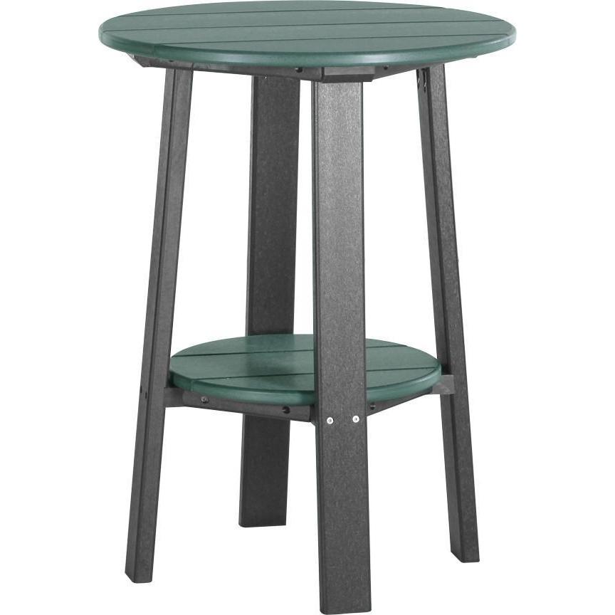 Outdoor 28" Deluxe End Table   Green & Black