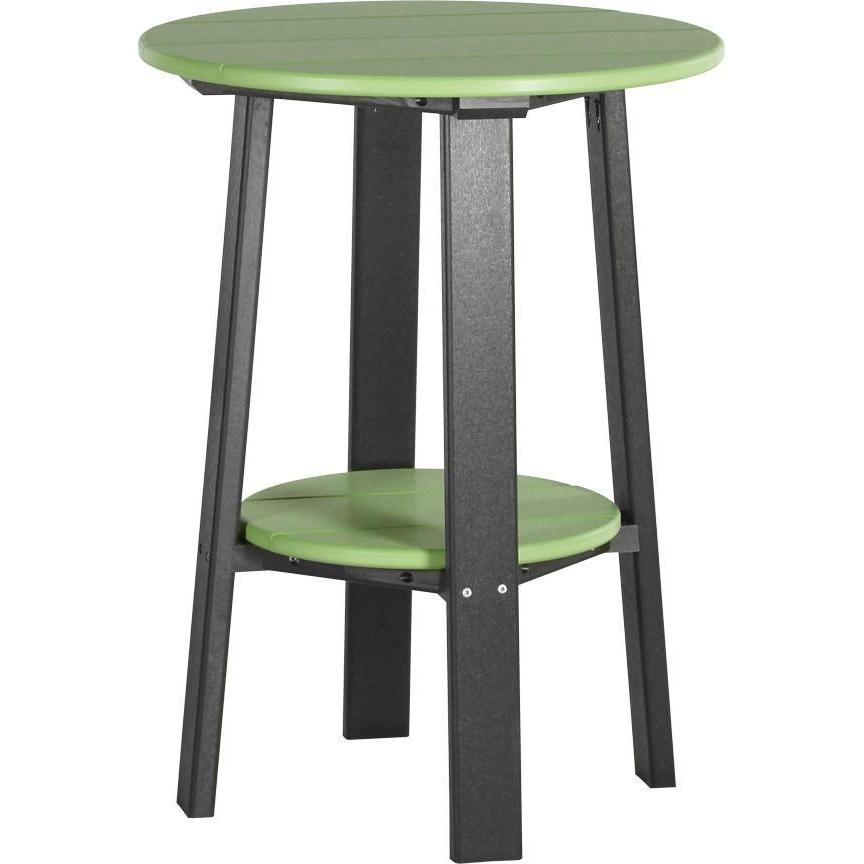Outdoor 28" Deluxe End Table   Lime Green & Black