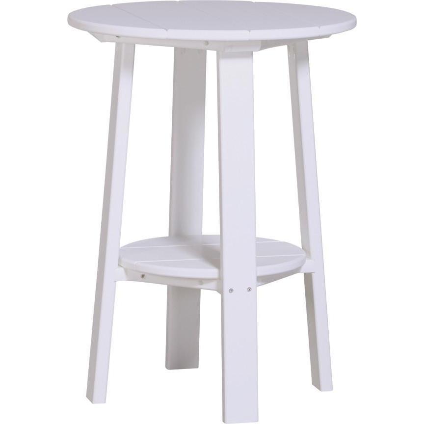 Outdoor 28" Deluxe End Table   White