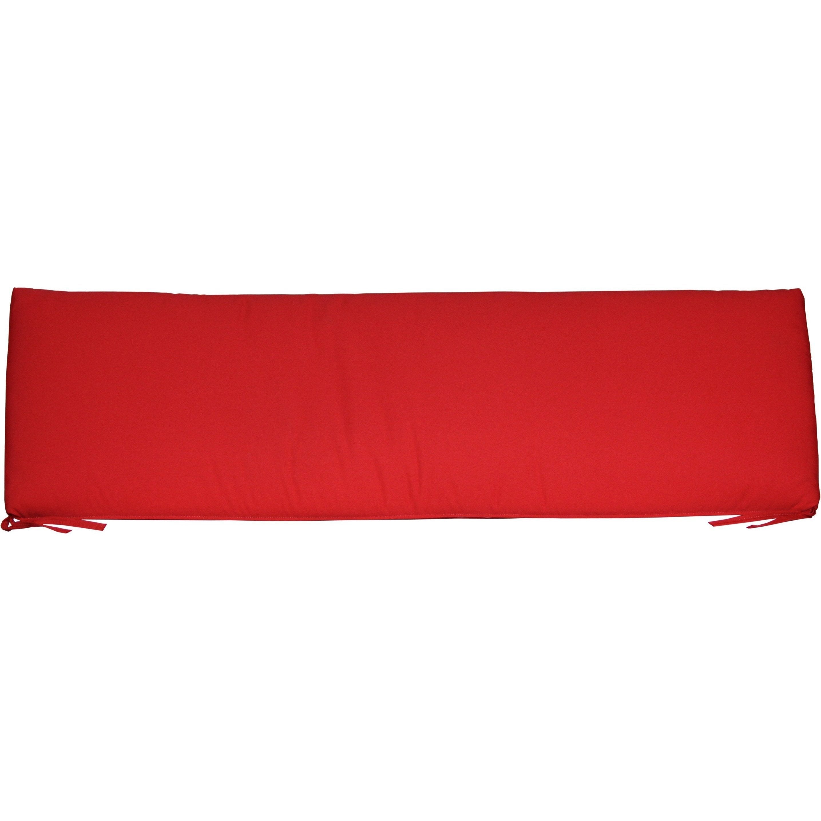 Outdoor 5' Seat Cushion Logo Red