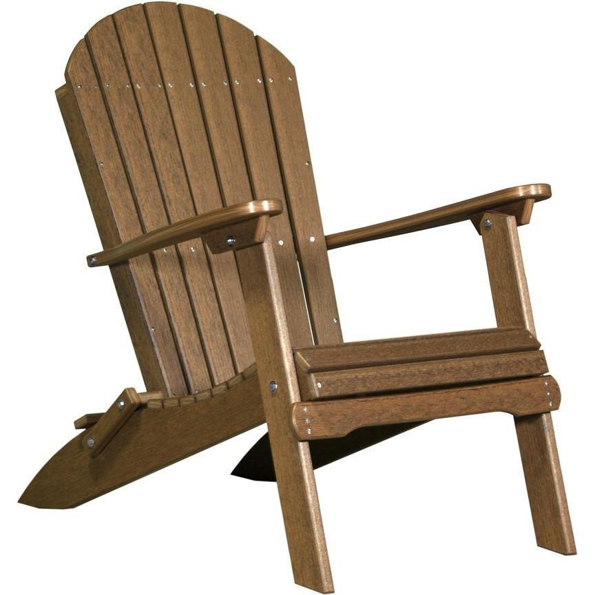 Folding Adirondack Chair Antique Mahogany