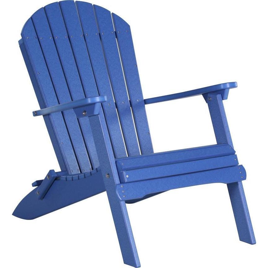 Folding Adirondack Chair Blue