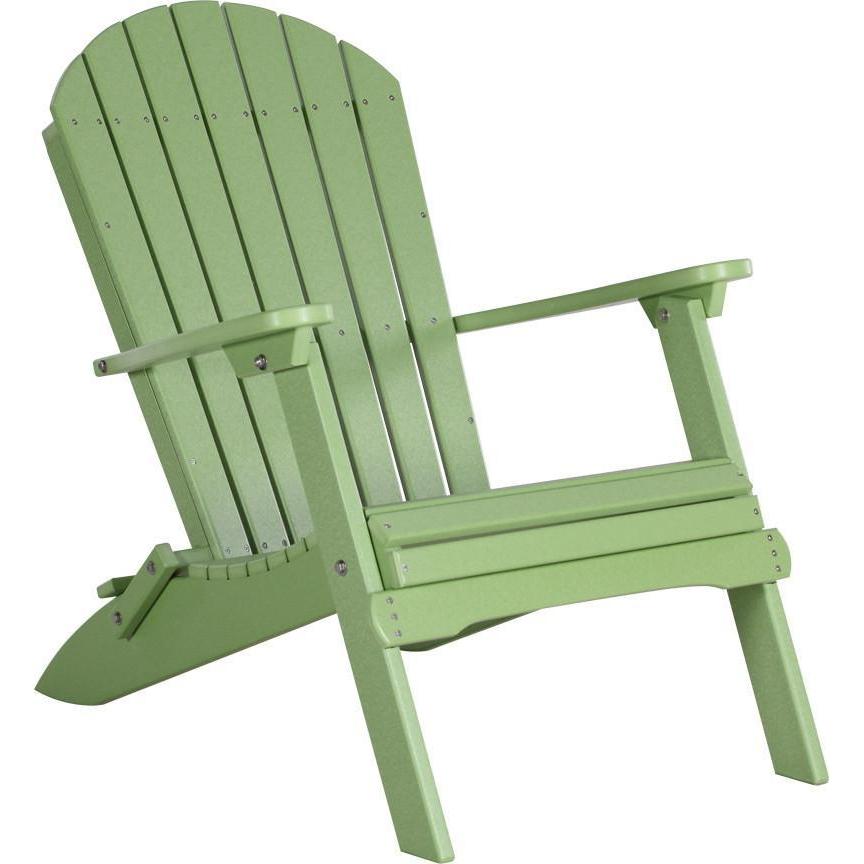 Folding Adirondack Chair Lime Green