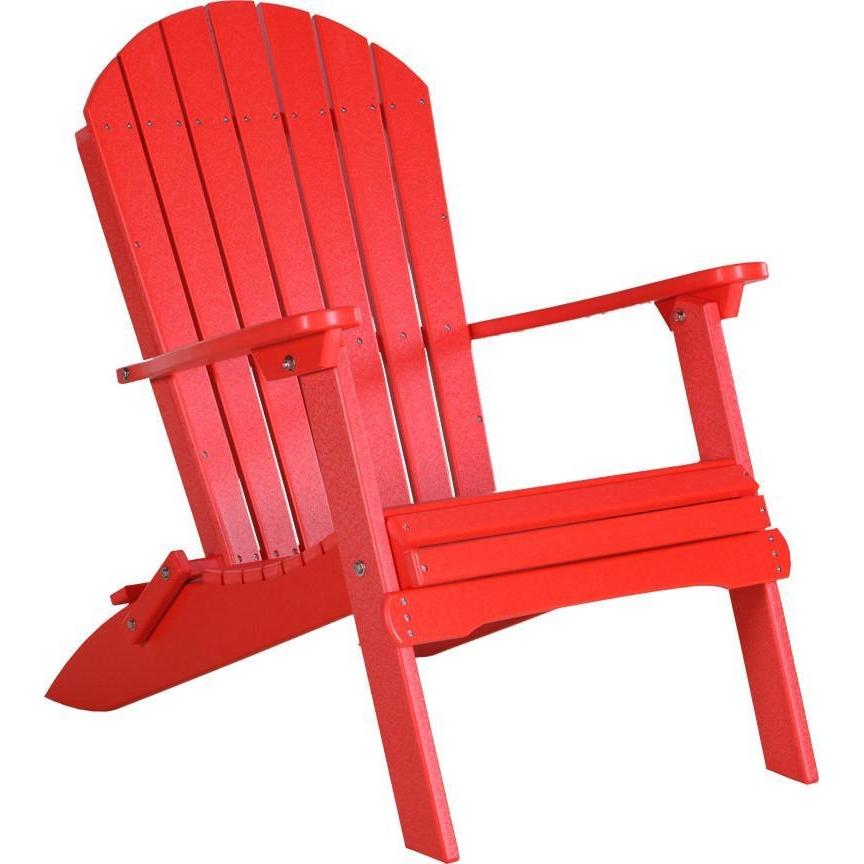 Folding Adirondack Chair Red