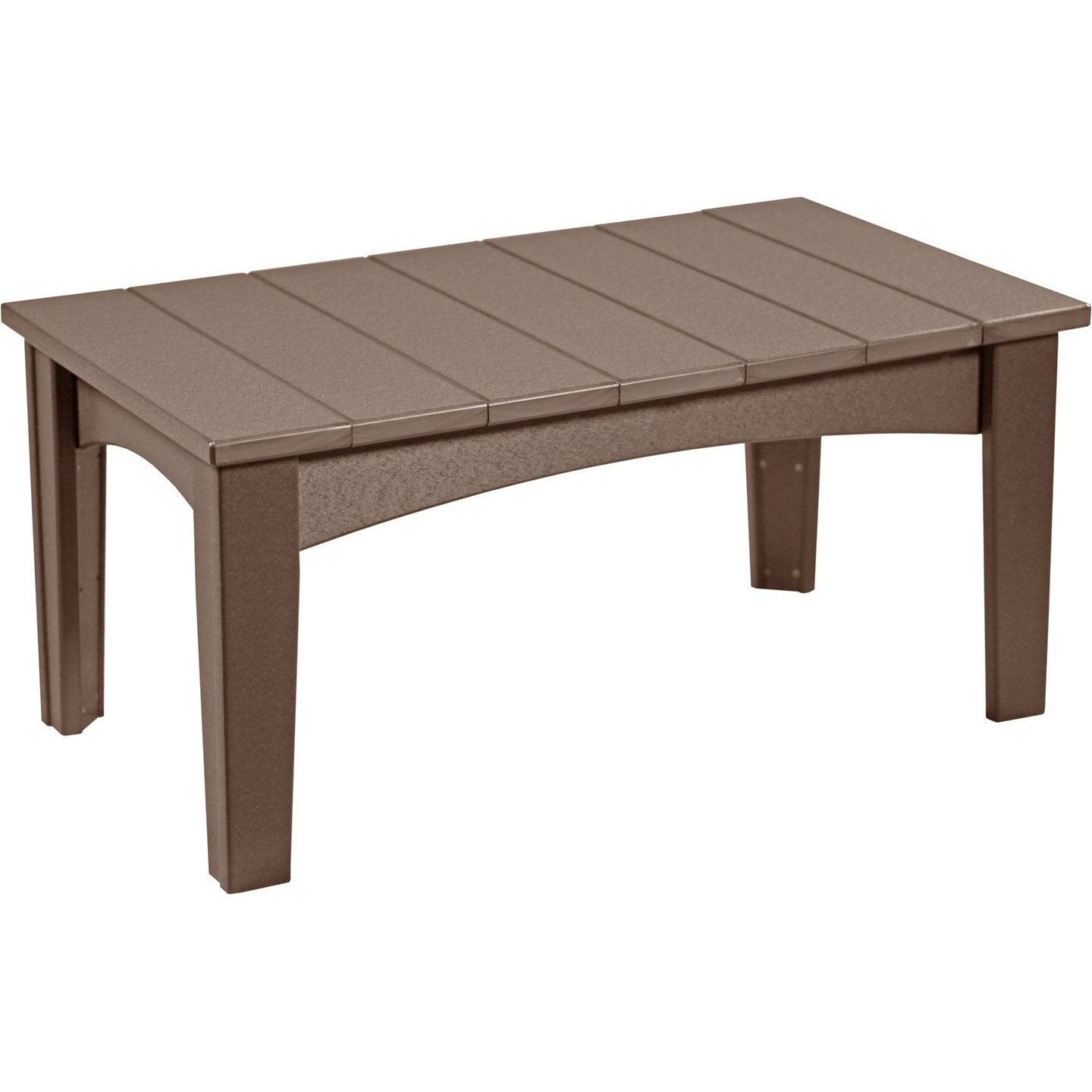 Island Coffee Table Chestnut Brown