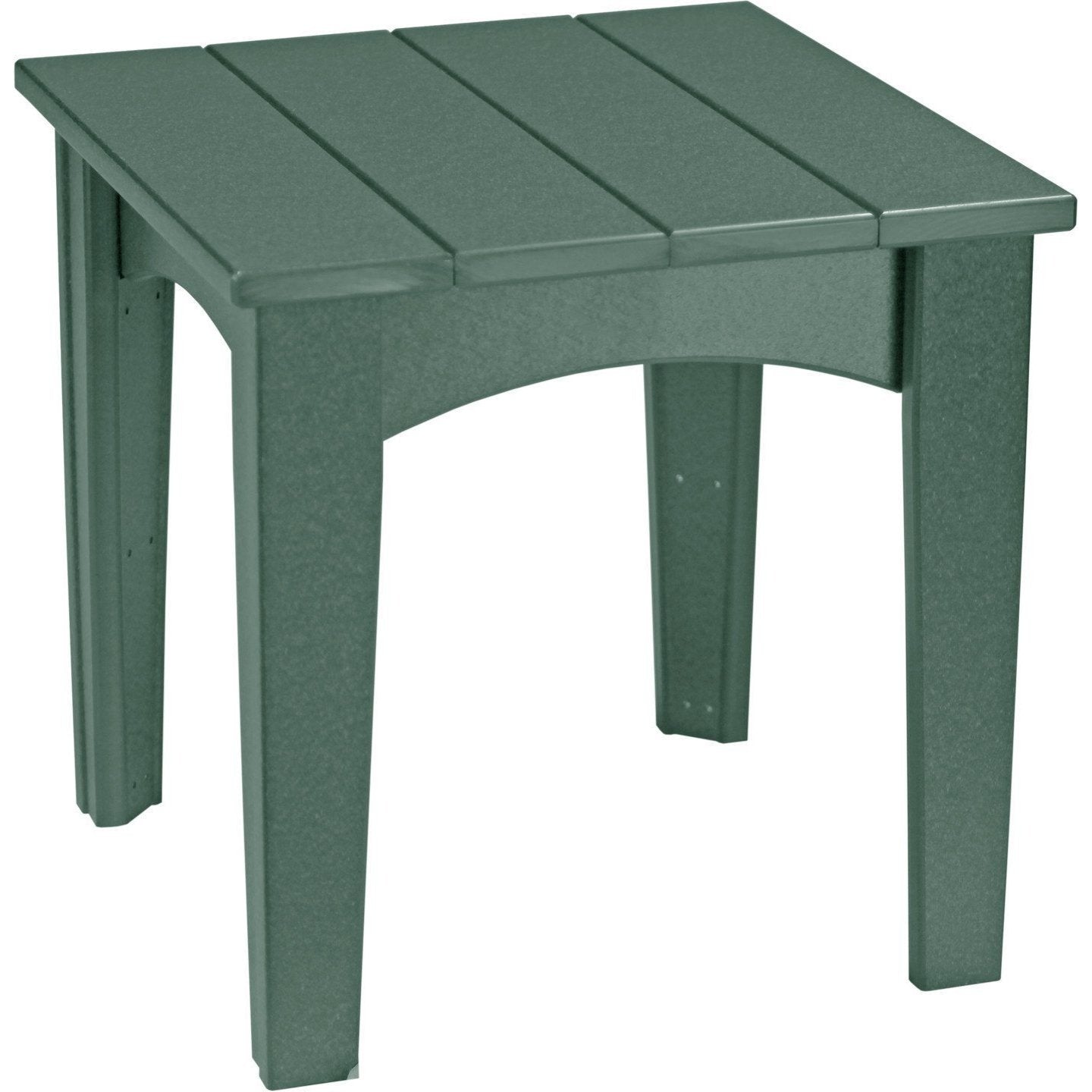 Island End Table Green