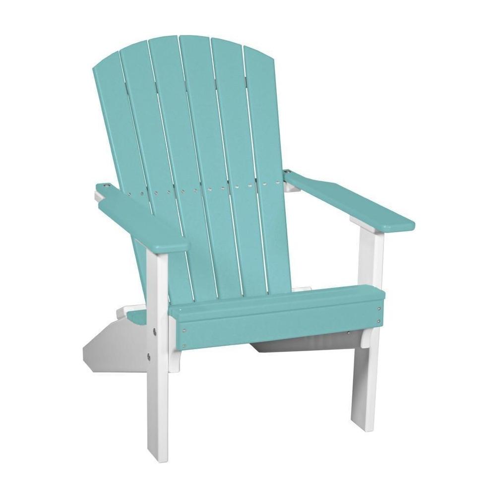 Lakeside Adirondack Chair Aruba Blue & White