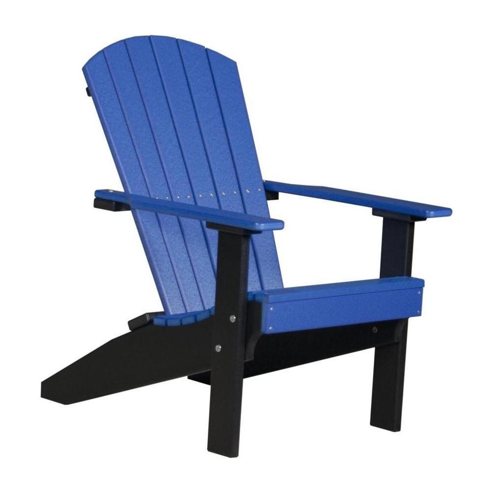 Lakeside Adirondack Chair Blue & Black